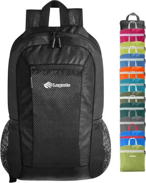 15L Water Resistant Hiking Daypack, Small Backpack Travel Outdoor, Lightweight Day Pack with Tool Loops