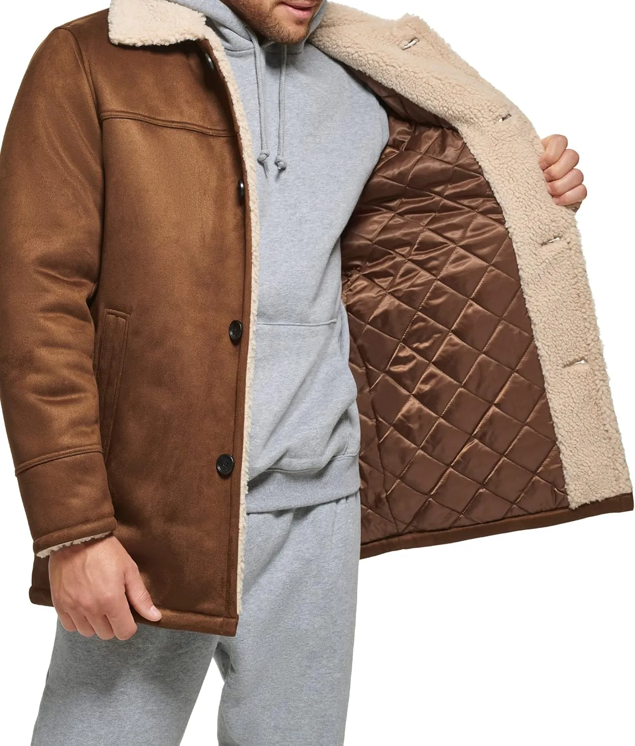 Calvin Klein Men's Faux Shearling Jacket