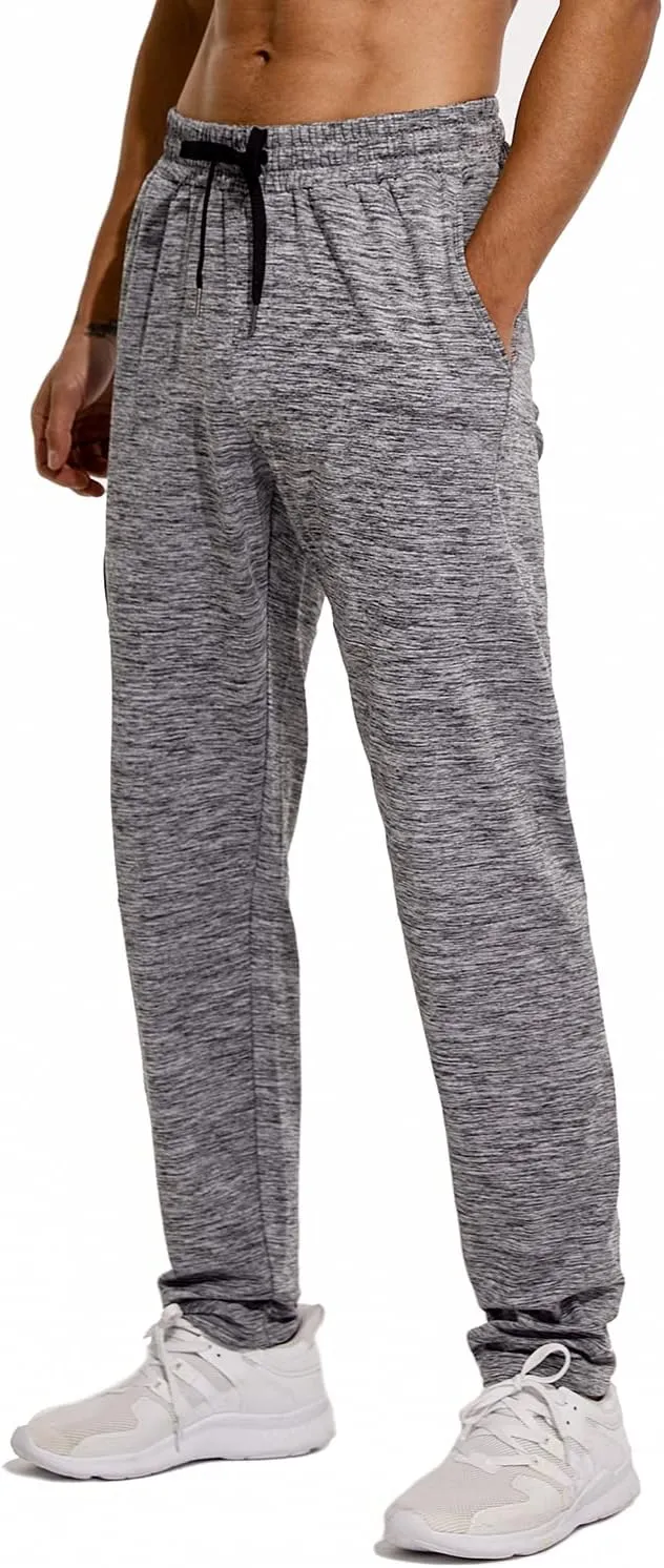 HODOSPORTS 32"/34"/36"/38"/40" Inseam Tall Mens Sweatpants Zipper Pocket Extra Tall Joggers Workout Pants
