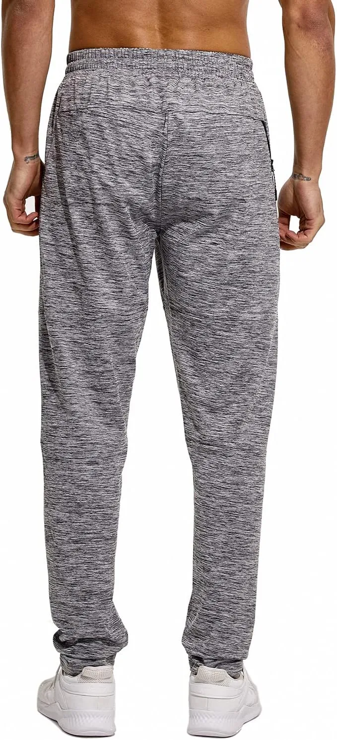 HODOSPORTS 32"/34"/36"/38"/40" Inseam Tall Mens Sweatpants Zipper Pocket Extra Tall Joggers Workout Pants