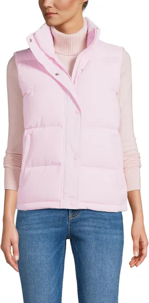 Lands' End Women's Wide Channel 600 Down Puffer Vest