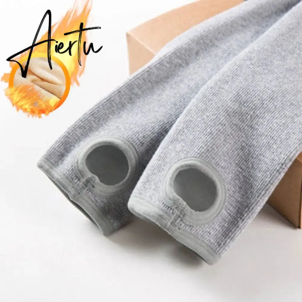 Tossy Warm Fleece Lined Super Thick Warm Leggings Women Winter Spandex Ribbed Slim Pattern Leggins Winter High Waist Basic Pants