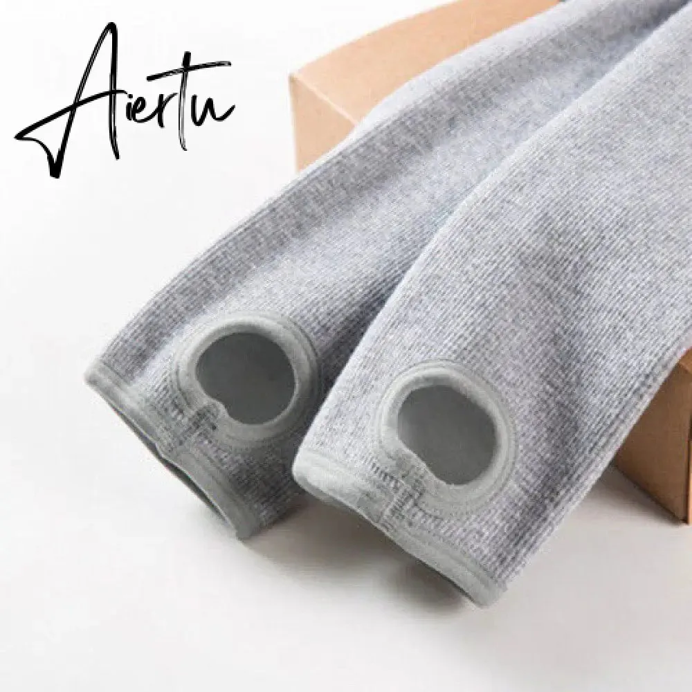 Tossy Warm Fleece Lined Super Thick Warm Leggings Women Winter Spandex Ribbed Slim Pattern Leggins Winter High Waist Basic Pants