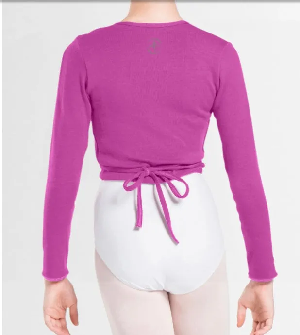 Wear Moi - Knitted Wrap Sweater - Child (CARMEN) - Byzantine (GSO)